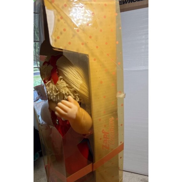 Zapf Creation Doll Tolpatsch Red Dress Duck Blond Original Box West Germany - Picture 8 of 14